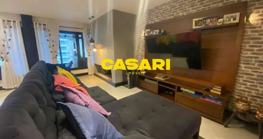 Apartamento 4 suítes mobiliado, 380 m² no centro de são bernardo do campo