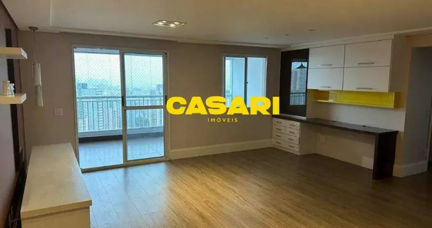 Apartamento com 3 dormitórios à venda, 115 m² - vila valparaíso - santo andré/sp