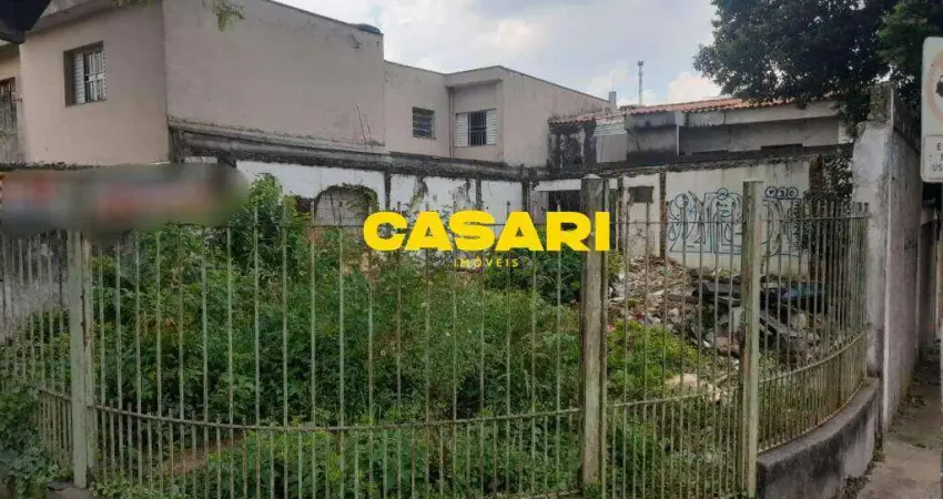 Terreno à venda, 242 m² por R$ 530.000,00 - Paulicéia - São Bernardo do Campo/SP