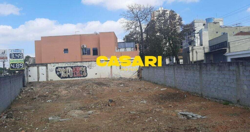 Terreno à venda, 363 m² - Casa Branca - Santo André/SP