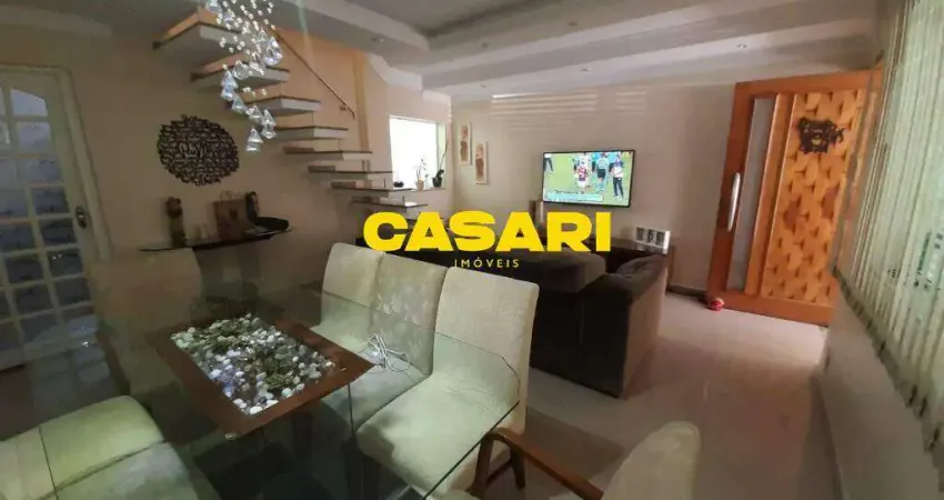 Sobrado com 3 dormitórios à venda, 131 m² - assunção - são bernardo do campo/sp