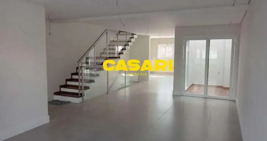 Sobrado novo com 3 suítes e área gourmet à venda em nova petrópolis – 250 m², 4 vagas em são bernardo