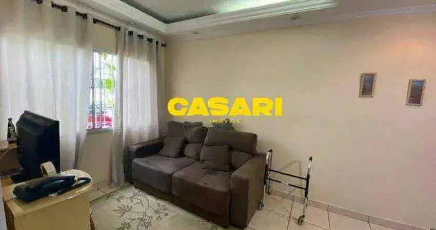 Apartamento com 2 dormitórios à venda, 58 m² - vila tibiriçá - santo andré/sp