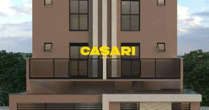 Cobertura com 2 dormitórios à venda, 100 m² - vila helena - santo andré/sp