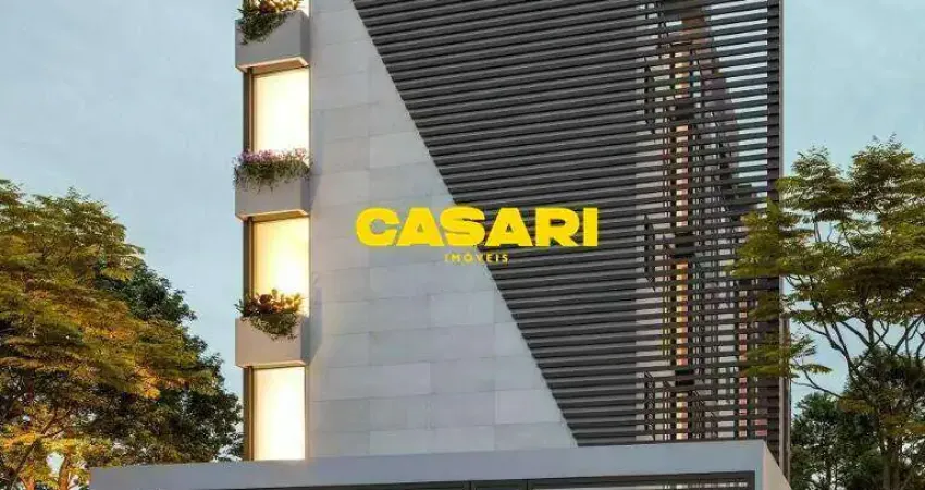 Apartamento com 2 dormitórios à venda, 42 m² - centro - são bernardo do campo/sp