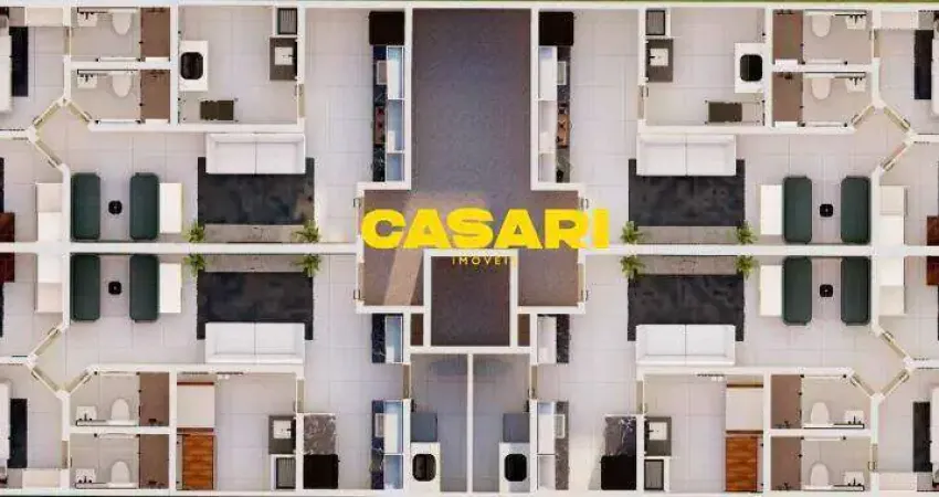 Apartamento com 2 dormitórios à venda, 45 m² - Campestre - Santo André/SP