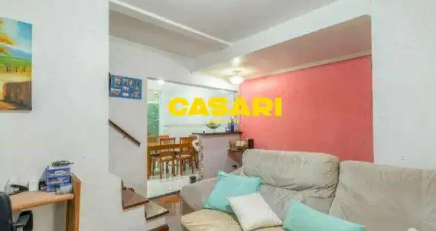 Sobrado com 3 dormitórios à venda, 126 m² - Utinga - Santo André/SP