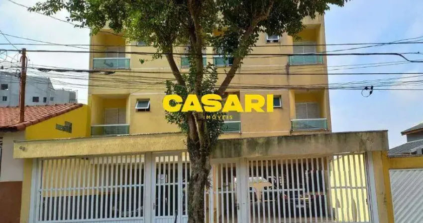 Cobertura à venda, 100 m² - 2 dormitórios (1 suíte), churrasqueira, 1 vaga - Vila Vitória - Santo André/SP