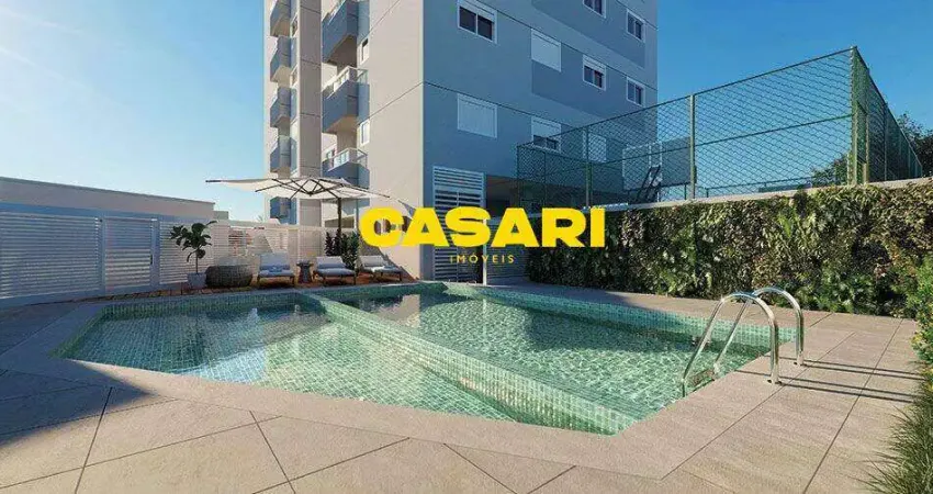 Apartamento com 2 dormitórios à venda, 55 m²- baeta neves - são bernardo do campo/sp