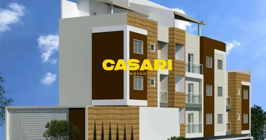 Cobertura nova à venda, 90 m² - 2 dormitórios (1 suíte), 1 vaga - vila pires - santo andré/sp