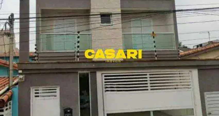 Cobertura com 2 dormitórios à venda, 124 m² - jardim stella - santo andré/sp