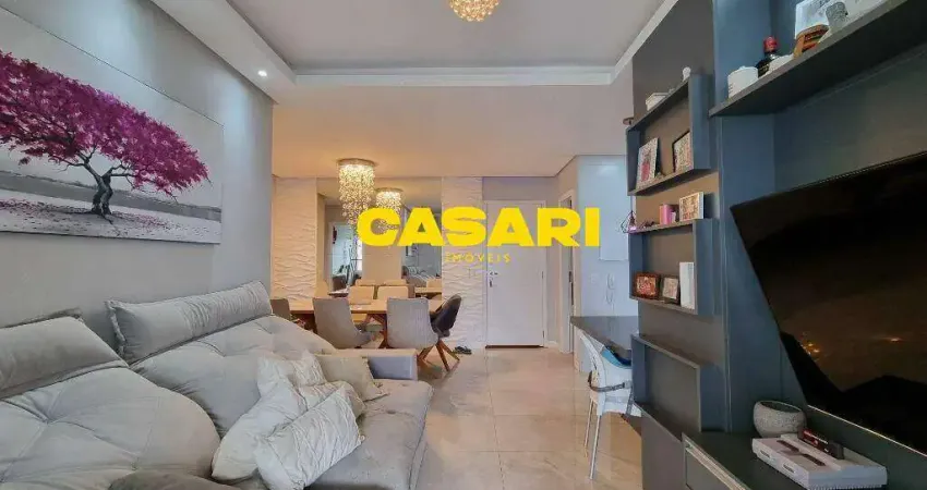 Apartamento com 3 dormitórios à venda, 95 m² - chácara inglesa - são bernardo do campo/sp