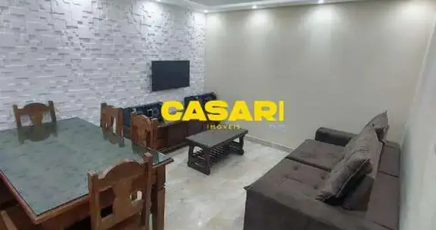 Cobertura mobiliada com jacuzzi à venda na vila scarpelli – 3 dorms, suíte, gourmet e 2 vagas em santo andré