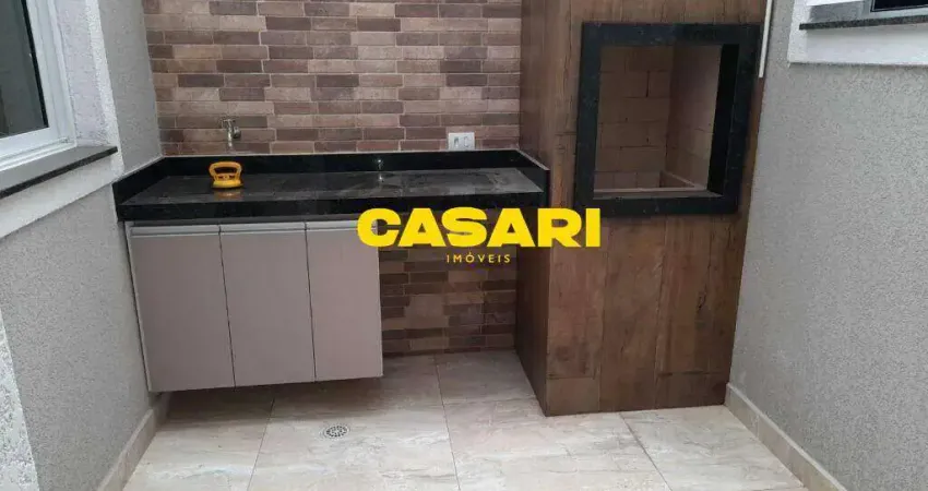 Apartamento com 2 dormitórios à venda, 56 m² por R$ 446.000,00 - Vila Scarpelli - Santo André/SP