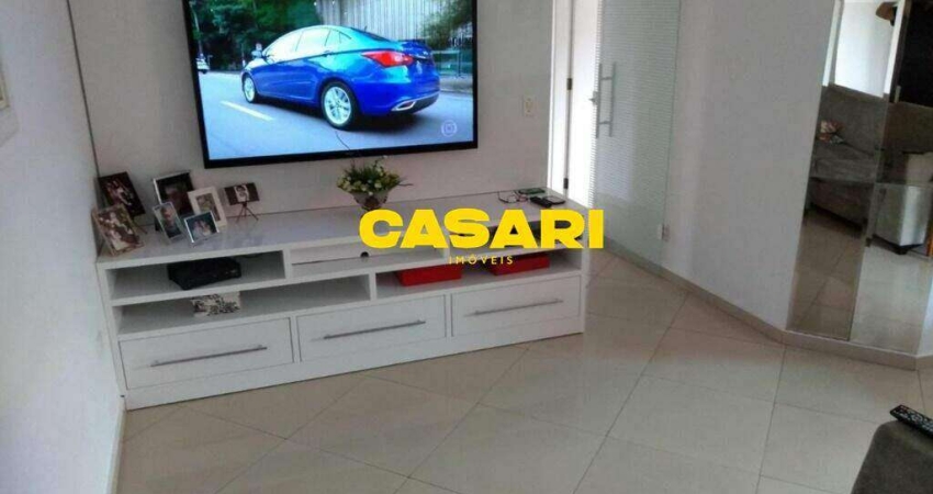 Cobertura com 3 dormitórios à venda, 120 m² por R$ 790.000,00 - Utinga - Santo André/SP
