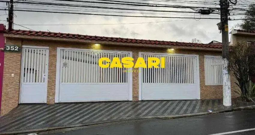 Casa térrea reformada com 3 dormitórios à venda no centro de são bernardo – 248 m²