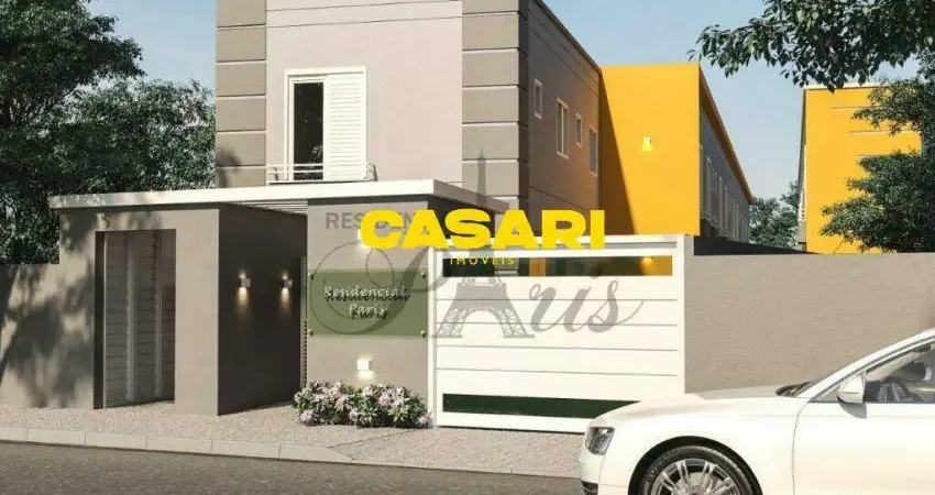 Sobrado com 2 dormitórios à venda, 58 m² - Vila Príncipe de Gales - Santo André/SP