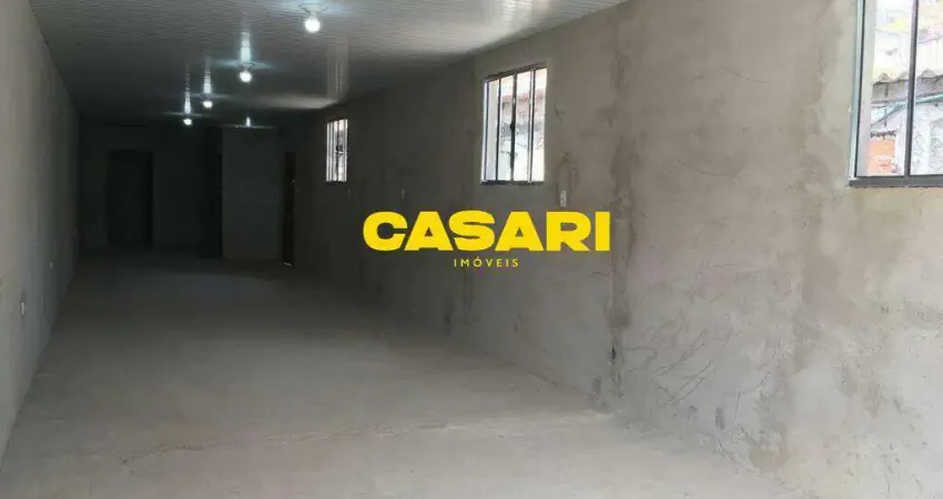 Salão, 80 m² - venda ou aluguel - Paulicéia - São Bernardo do Campo/SP