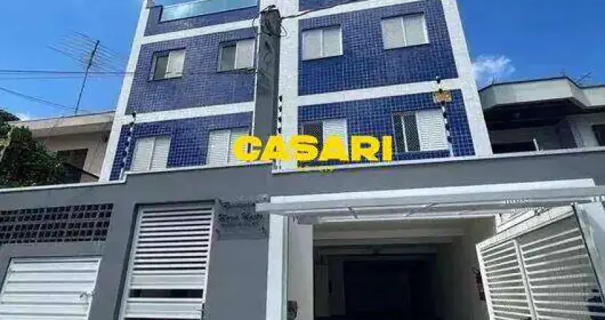 Cobertura com 2 dormitórios à venda, 78 m² - Vila Scarpelli - Santo André/SP