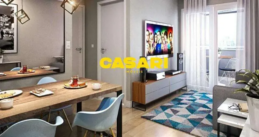 Apartamento com 2 dormitórios à venda, 53 m² - vila tibiriçá - santo andré/sp