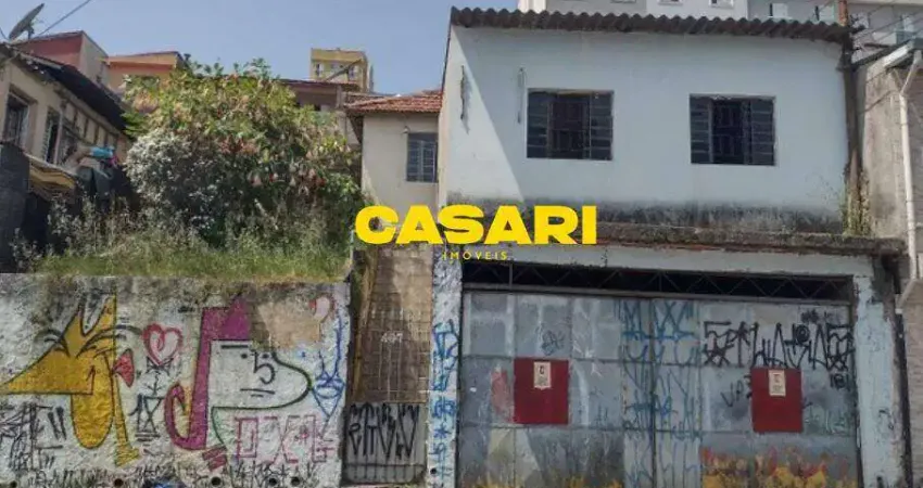 Terreno à venda 300 m² com duas casas antigas na vila guarará – santo andré/sp