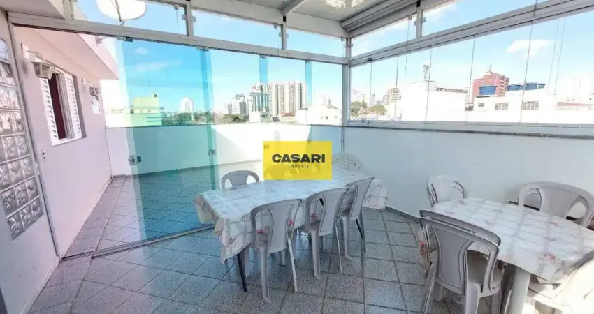 Cobertura com 3 dormitórios à venda, 144 m² - rudge ramos - são bernardo do campo/sp