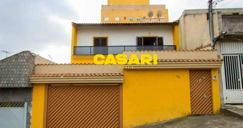 Sobrado à venda com 4 dormitórios e 396 m² no jardim cristiane – santo andré