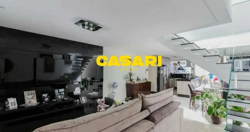 Sobrado à venda com 3 suítes e 250 m² no silveira – santo andré/sp