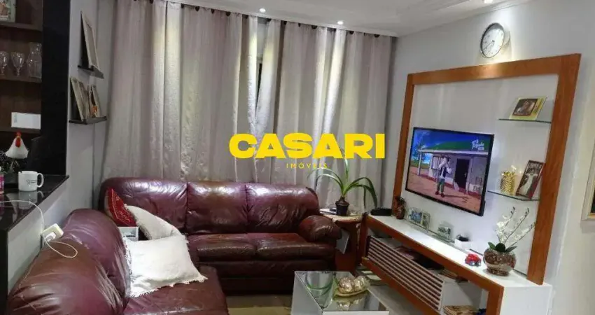 Apartamento 2 quartos, 1 vaga coberta, 65m2, independencia - sbc - andar alto