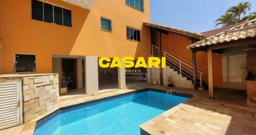 Sobrado à venda no parque espacial – 4 dormitórios, piscina e churrasqueira – são bernardo do campo