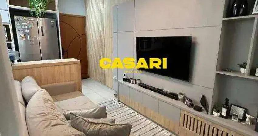 Apartamento à venda com 2 dormitórios e 43 m² no jardim paraíso - santo andré/sp