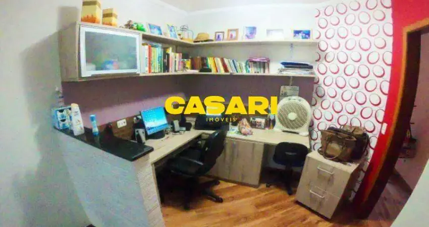 Sobrado com 3 dormitórios à venda, 250 m²- vila assunção - santo andré/sp