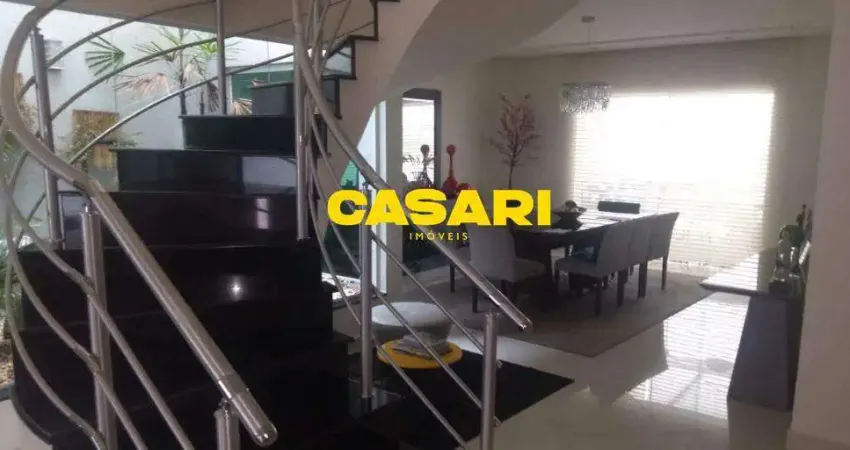 Sobrado com 4 dormitórios à venda, 311 m² - parque dos pássaros - são bernardo do campo/sp