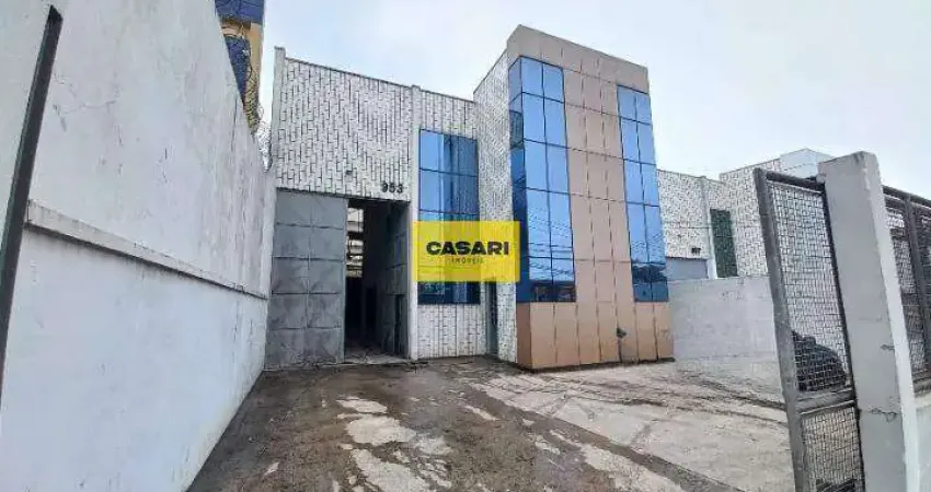 Galpão para Locação na Av. Dom Pedro I – 616 m² Construídos