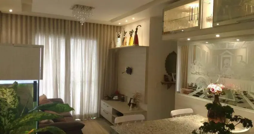 Apartamento mobiliado com 3 dormitórios e varanda no centro de são bernardo do campo