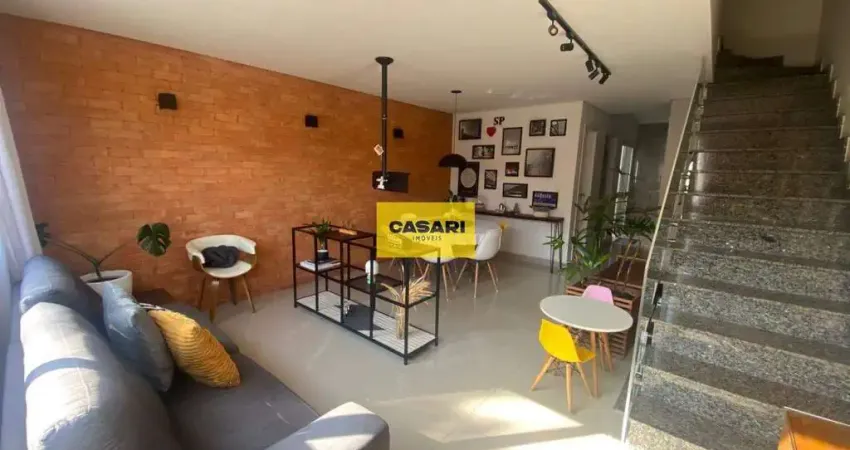 Lindo sobrado em santo andré – 3 dormitórios com suíte e excelente localização