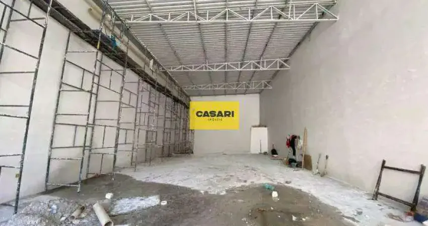 Galpão de esquina para alugar no centro de são bernardo do campo – 310m² com pé direito alto e 3 vagas