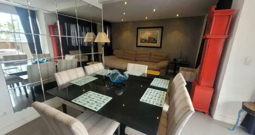 Cobertura mobiliada com 3 quartos – 144 m² para alugar – jardim do mar, são bernardo do campo/sp