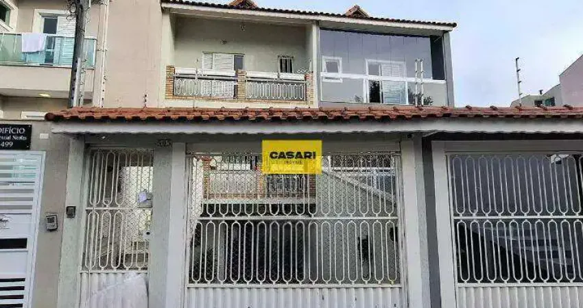 Sobrado amplo com 4 dormitórios e espaço gourmet no jardim paraíso – santo andré