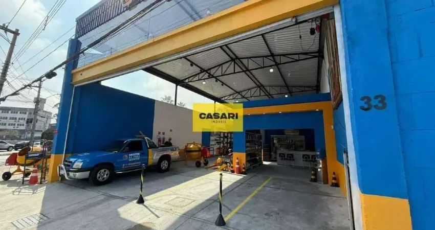 Galpão comercial no bairro fundação – 348m², pé-direito 7m e 3 vagas – são caetano do sul