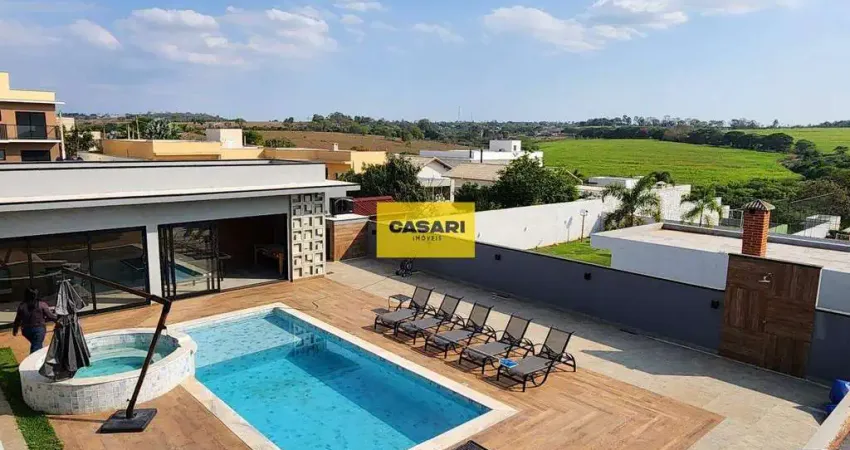 Casa em condomínio fechado à venda em boituva, portal dos lagos – terreno 1.000 m², construção 477 m²