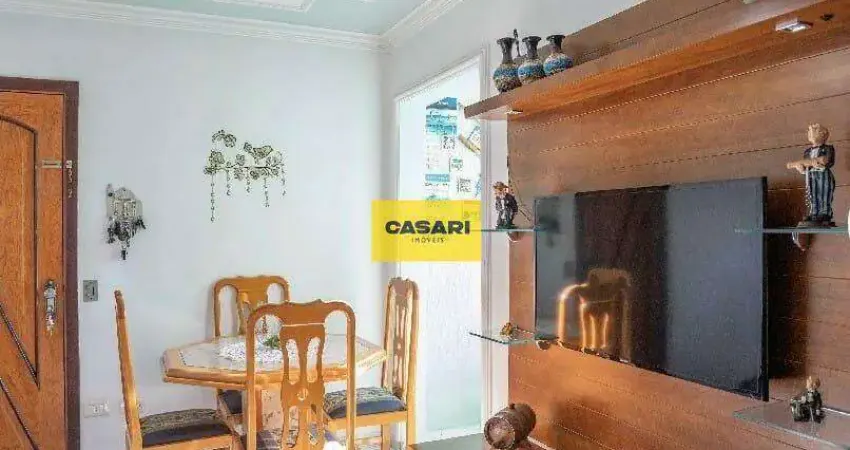 Apartamento 2 quartos, sacada, 1 vaga, 49m2, taboão, av do taboão-sbc