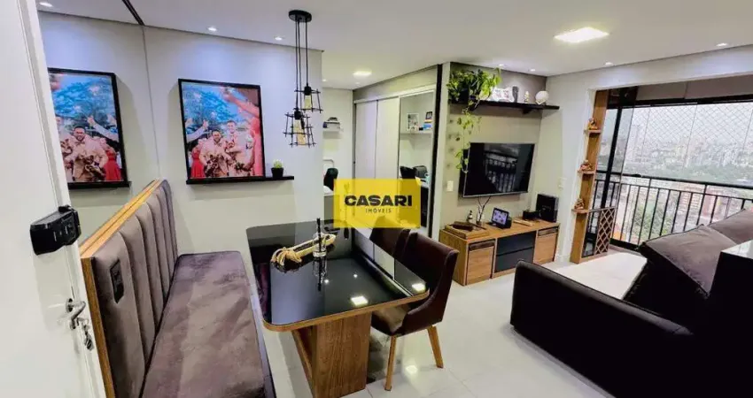 Apartamento à venda no bairro vila euclides – são bernardo do campo | 1 dormitório, 1 vaga e armários planejados