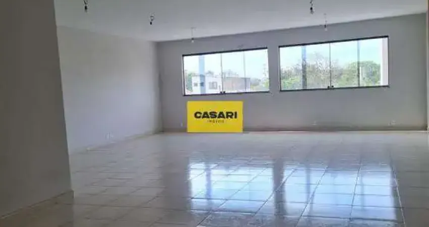 Salão para locação 110m² no rudge ramos – com escritório, refeitório e ótima localização