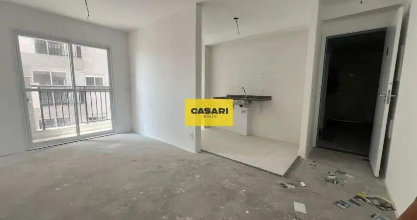 Apartamento 2 quartos, 1 vaga coberta, 48m2, condominio clube - centro - sbc