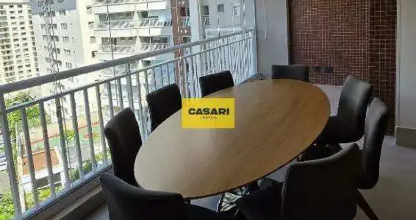 Apartamento 3 quartos, 3 suites, varanda, 2 vagas e depósito, 127m²- centro, sbc