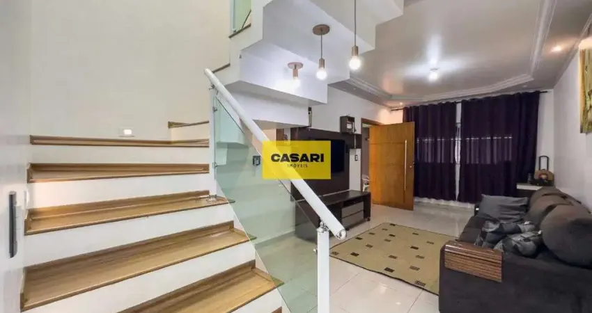 Sobrado com 3 dormitórios à venda, 226 m² - planalto - são bernardo do campo/sp