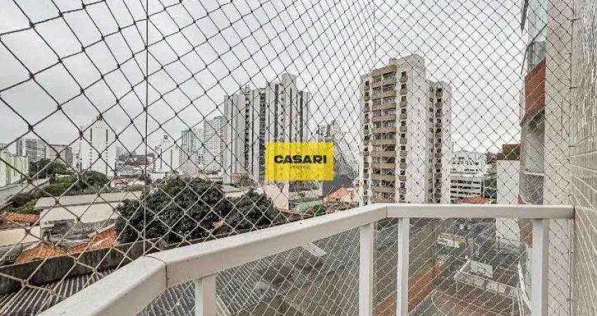 Apartamento de alto padrão com 145 m² e varanda próximo ao shopping metrópole em sbc