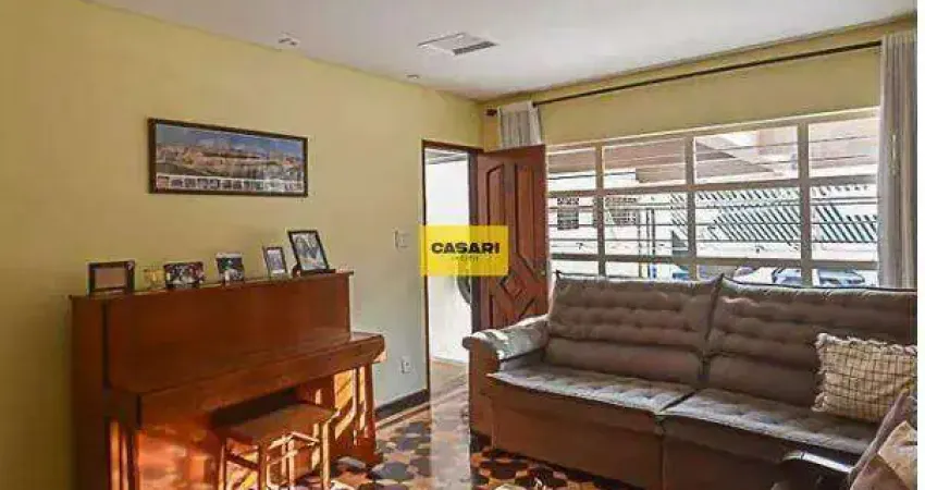 Casa assobrada, semimobiliada, à venda com 207m² de área construída, 3 quartos (1suíte) - edícula - jordanópolis - são bernardo do campo - sp