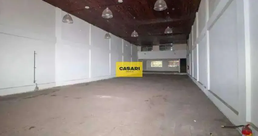 Salão comercial com 514m² no centro de santo andré em excelente localização